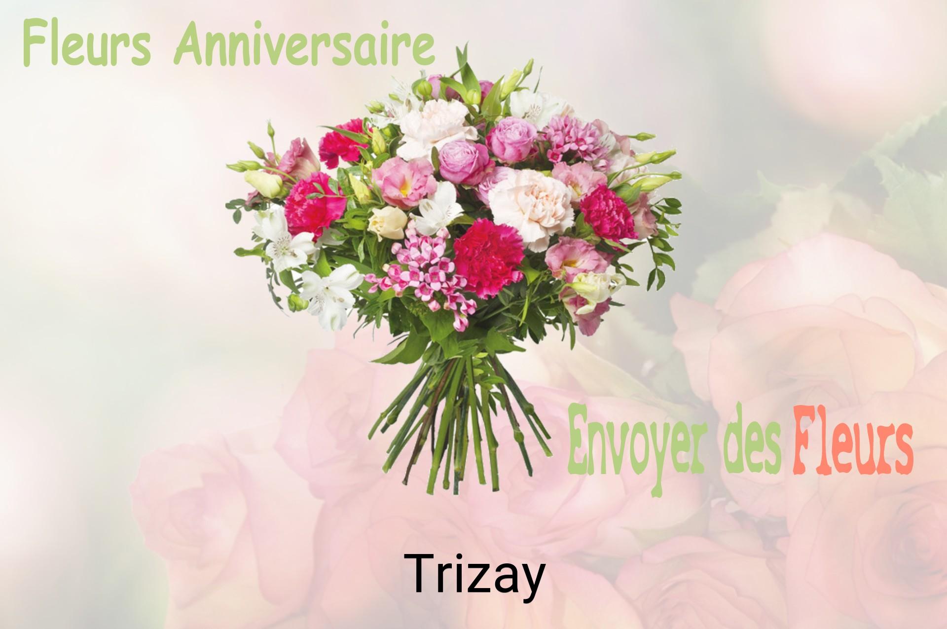 Bouquet de fleurs d’anniversaire livré à Trizay